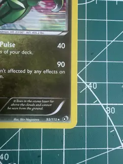 Pokemon TCG Rayquaza 93/113 Legendary Treasures Holo Rare EN 2013 120HP… - Image 2