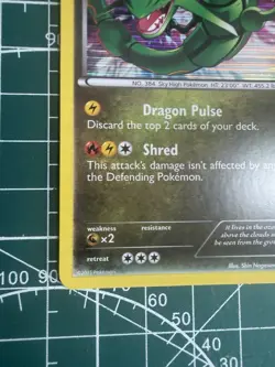 Pokemon TCG Rayquaza 93/113 Legendary Treasures Holo Rare EN 2013 120HP… - Image 3
