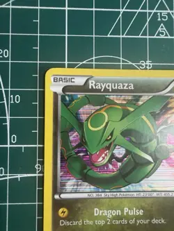 Pokemon TCG Rayquaza 93/113 Legendary Treasures Holo Rare EN 2013 120HP… - Image 4