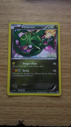 Pokemon TCG Rayquaza Legendary Treasures 93/113 Holo Rare HP 120 Dragon Pulse - Image 1