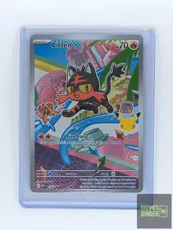 Litten 044 Holo Promo ME: Mega Evolution Promo Pokemon Near Mint - Image 2