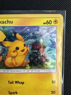 Pokemon TCG Sun & Moon Pikachu SM86 Ultra Rare Holo Black Star Promo NM - Image 2
