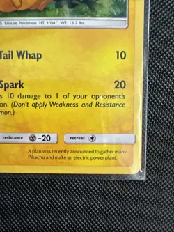 Pokemon TCG Sun & Moon Pikachu SM86 Ultra Rare Holo Black Star Promo NM - Image 3