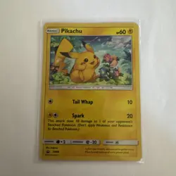 Pokemon TCG Sun & Moon Black Star Promo Pikachu SM86 - Image 1