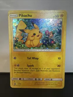 Pikachu SM86 Black Star Promo Holo General Mills Pokemon TCG Sun & Moon - Image 1