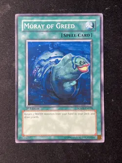 Moray of Greed - SOVR-EN058 - Common 1st Ed NM Yugioh - Image 1