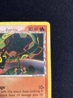 Pokemon Rayquaza Delta Species Holon Phantoms Card 26/110 EX Non-Holo - Image 2