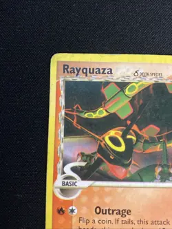 Pokemon Rayquaza Delta Species Holon Phantoms Card 26/110 EX Non-Holo - Image 3