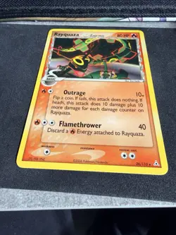 Pokemon Rayquaza Delta Species Holon Phantoms Card 26/110 EX Non-Holo NM - Image 2