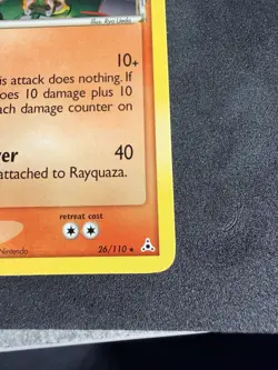 Pokemon Rayquaza Delta Species Holon Phantoms Card 26/110 EX Non-Holo NM - Image 5