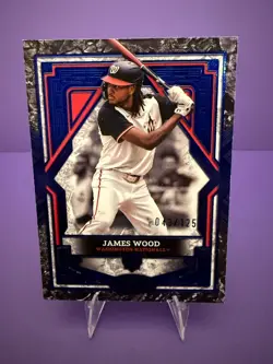 🔥 2025 Topps Tier One James Wood RC Blue Foil /125 Washington Nationals 🔥 - Image 1