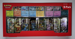 Costco Pokemon Prismatic Evolutions 2x 8 Mini-Tins with Promo Cards Sealed - Image 1