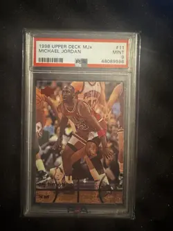 Upper Deck 1998 MJx Michael Jordan #11 PSA 9 Graded Bulls NBA Basketball - Image 1