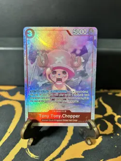 One Piece TCG OP08 Tony Tony Chopper Alt Art Parallel OP08-007 Two Legends - Image 1