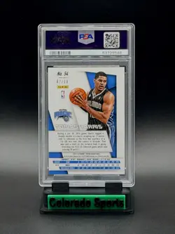 TOBIAS HARRIS 2014-15 Panini Prizm #54 Gold Prizm 07/10 PSA 9 Mint (pop 1) - Image 2