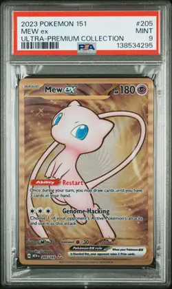 2023 POKEMON 151 ULTRA-PREMIUM COLLECTION #205 MEW EX PSA 9 - Image 1