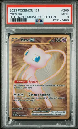 2023 Pokemon 151 Ultra-premium Collection Mew EX #205/165 PSA 9 - Image 1