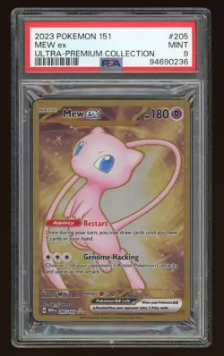 2023 Pokemon 151 Mew EX Ultra Premium Collection GOLD #205 PSA 9 MINT - Image 1