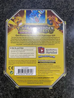 Pokemon TCG Hidden Fates Raichu GX Tin New & Sealed - Image 2