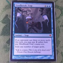 Wizards of the Coast MTG Mindbreak Trap Zendikar Rare Regular 57/249 EN 2009 - Image 1