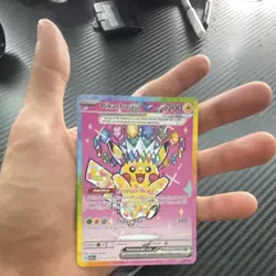 Pikachu ex 277/217 Scarlet & Violet 151 Ultra Rare Full Art Holo English 200 HP - Image 4
