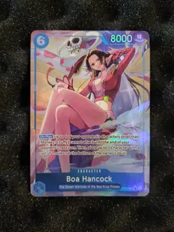 One Piece Boa Hancock OP07-051 Alt Art SR Seven Warlords of the Sea Binder - Image 1