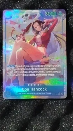 One Piece Boa Hancock OP07-051 Alt Art SR Seven Warlords of the Sea Binder - Image 2