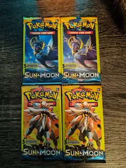 Pokemon Celestial Storm 3 Card Mini Booster Packs 4 packs - Image 1
