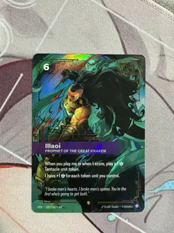 Riot Games Riftbound: Origins Illaoi Prophet Great Kraken 182/166 Foil Alt - Image 1