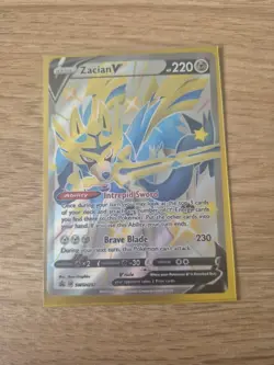 Shiny Zacian V (SWSH292) Black Star Promo - Pokemon TCG - Image 1