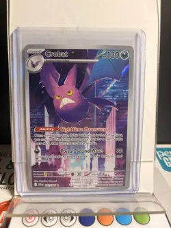 Pokemon Crobat 093/086 Illustration Rare TCG Chaos Rising - Image 1