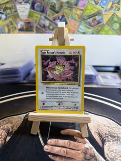 Pokemon Team Rocket's Meowth 18 Black Star Promo Vintage WOTC, LP Condition - Image 1