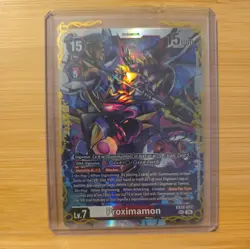 Proximamon EX12-077 SEC Digimon TCG EX-12 Digital World Shambala NM - Image 1