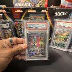 Pokemon TCG PSA 10 Iron Valiant ex SV04 Paradox Rift 249/182 SIR Holo ENG - Image 3