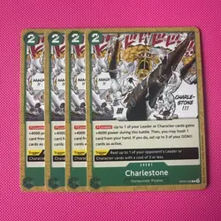 One Piece Card Game TCG - Charlestone OP05-038 - English Playset 4x Awakening NM - Image 1