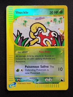 (LP) Shuckle 96/144 2003 Skyridge Reverse Holo Pokemon Card - Image 1
