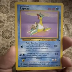 Wizards of the Coast Pokemon TCG Fossil Lapras 25/62 Non Holo LP 1999 - Image 1