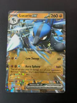 Pokemon TCG Lucario ex SVP 017 NM - Image 1