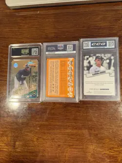 PSA GMA CCG Graded Card Lot Ken Griffey Jr Jim Abbott Aaron Judge Gem Mint - Image 2