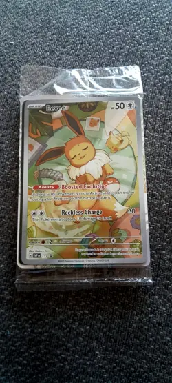 Pokemon Eevee 173 Holo Promo Prismatic Evolutions SEALED - Image 1