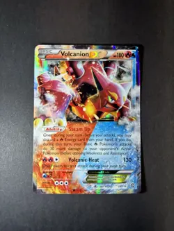 Volcanion EX Mixed 2 Card Lot - English Steam Siege 26/114 NM & XY173 Promo LP - Image 3