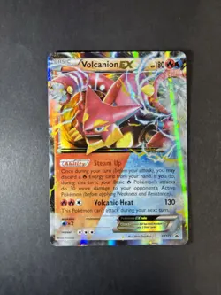 Volcanion EX Mixed 2 Card Lot - English Steam Siege 26/114 NM & XY173 Promo LP - Image 5
