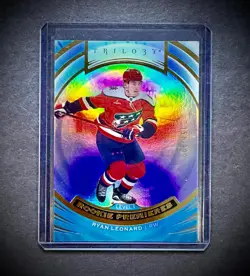 2025-26 Upper Deck RYAN LEONARD Trilogy Level 1 Rookie Premieres /999 - T-5 - Image 1