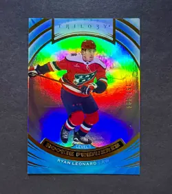 2025-26 Upper Deck RYAN LEONARD Trilogy Level 1 Rookie Premieres /999 - T-5 - Image 2