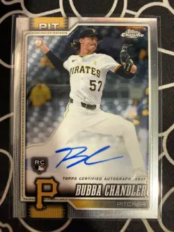 2026 Topps Chrome Bubba Chandler Auto Pittsburgh Pirates - Image 1