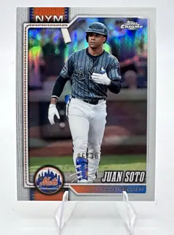 Topps Chrome 2026 Juan Soto #17 New York Mets Serial Numbered /30 - Image 1