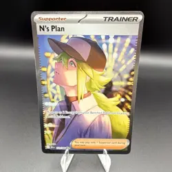 Pokemon TCG N's Plan 170/086 Special Illustration Rare Holo Sv: Black Bolt EN NM - Image 1