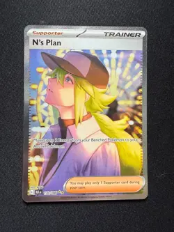 Pokemon TCG N's Plan 170/086 - Special Illustration Rare - Black Bolt - NM - Image 2