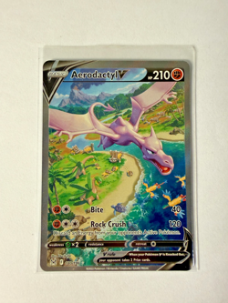 Aerodactyl V 180/196 Alt Art Pokemon 2022 SWSH Lost Origin GEM MINT - Image 1