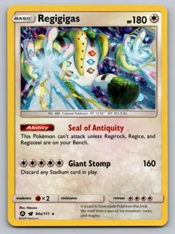 Regigigas 84a/111 Holo Promo Alternate Art Promos Pokemon Lightly Played - Image 1
